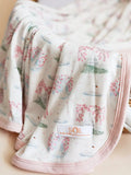SOL Cherry Blossom Bamboo Blanket