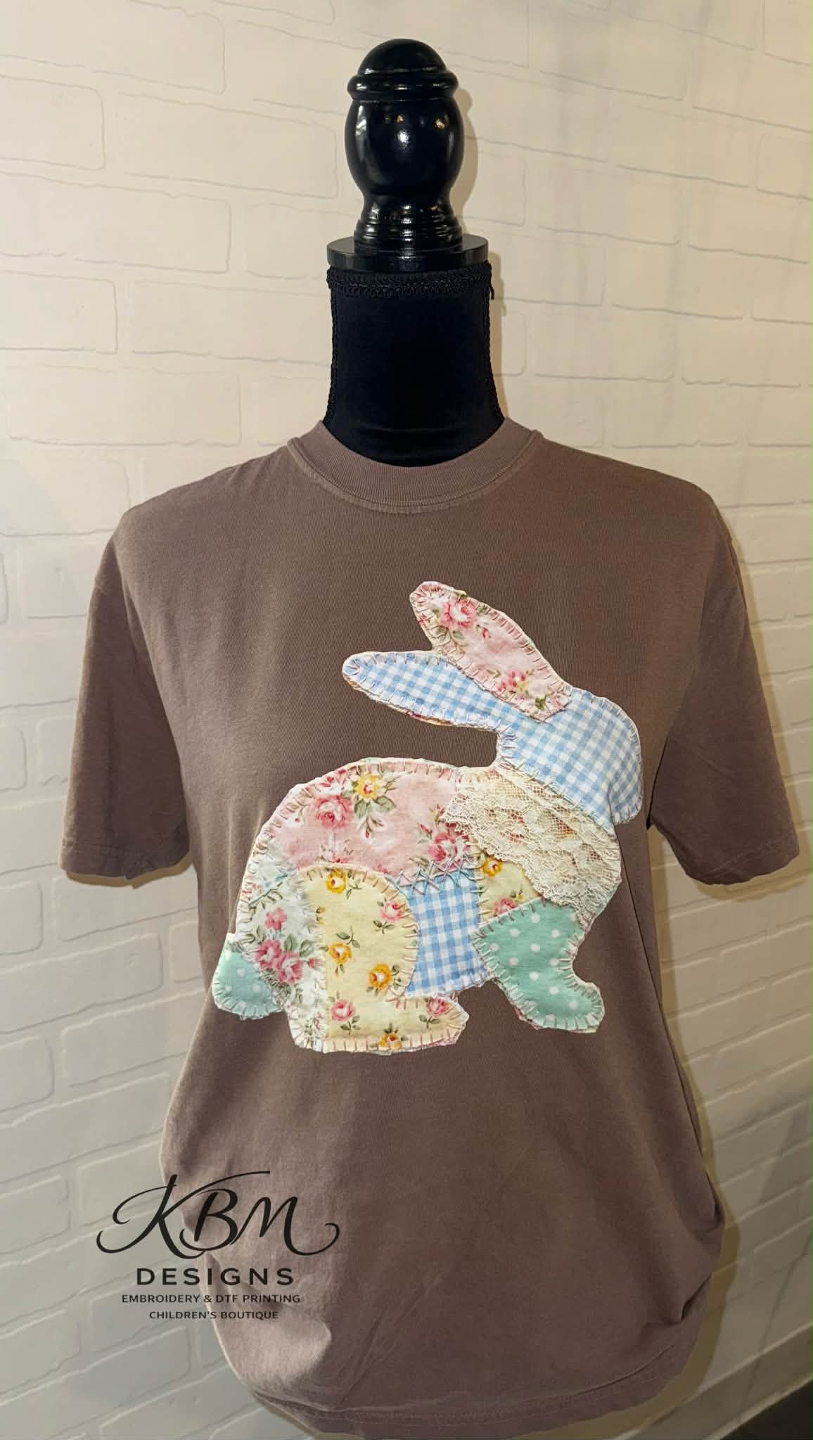Quilted Bunny Printed Tshirt