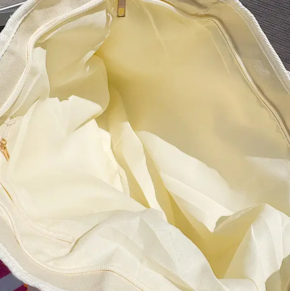 Spencer Rick Rack Trim Tote Bag