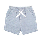 Rugged Butts Boys Blue Seersucker Pull-On Shorts
