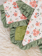 Marie Nicole Forest Petals Floral Blanket