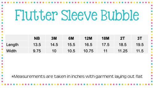 It's My Birthday Flutter Sleeve Knit Bubble
