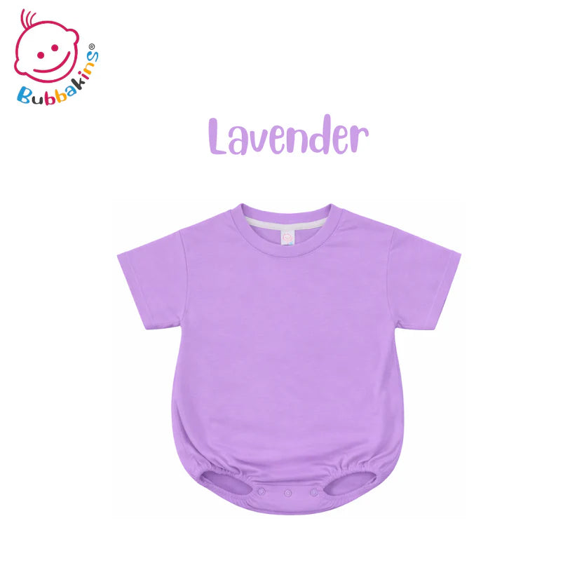 Infant and toddler polyester baggy bubble romper