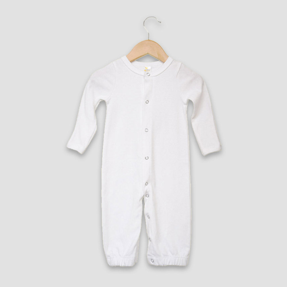 Baby Convertible Nightgown with Fold Over Mittens – Premium 100% Cotton