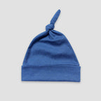 Luxe Baby Knotted Beanie Hat – Polyester Cotton Blend