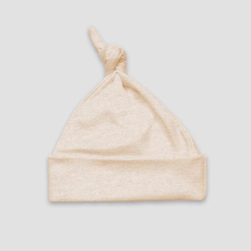Luxe Baby Knotted Beanie Hat – Polyester Cotton Blend