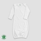 Baby Nightgown With Fold Over Mittens – Polycotton Blend