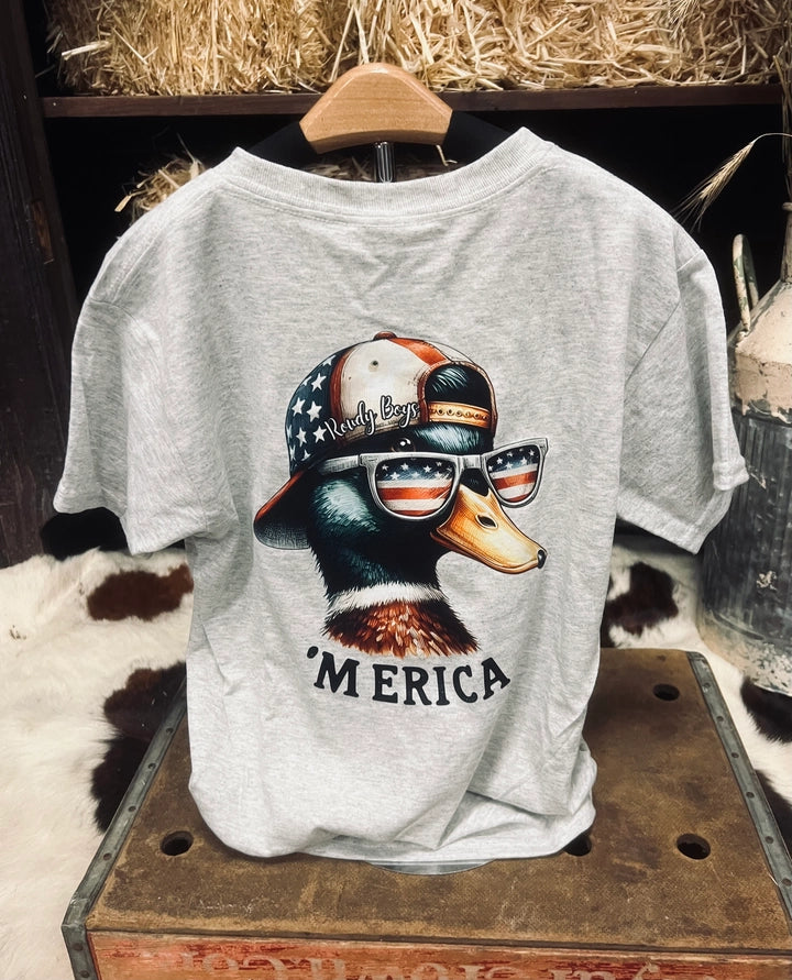 Rowdy Boys 'merica Duck Youth Tee