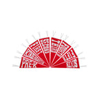 Back to School Pennant Red/White