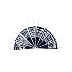 Back to School Pennant Navy/White