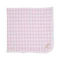 The Beaufort Bonnett Pink Gingham Blanket